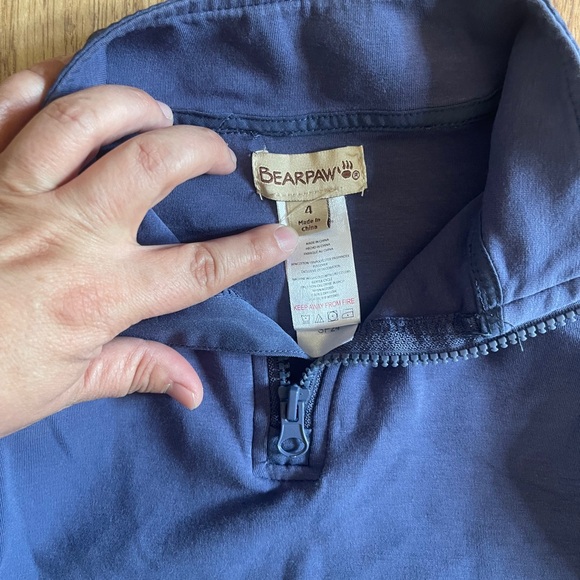 BearPaw Navy Half-Zip Pullover - Picture 1 of 2